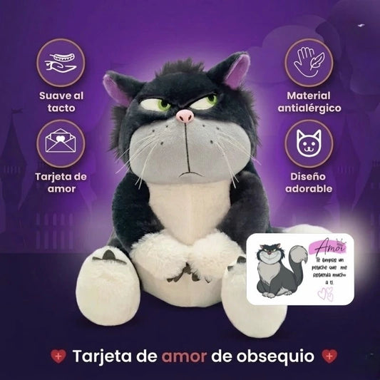 Gato de peluche lucifer 30 cm