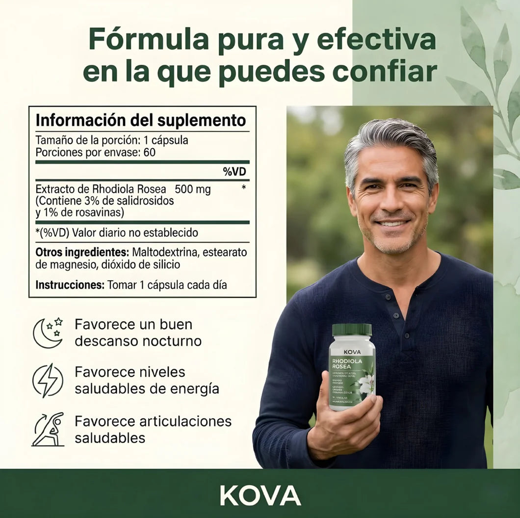 Rhodiola Rosea – mas energia y mejor forma